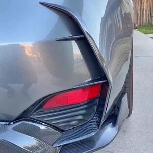 Applicabile a <span class=keywords><strong>Infiniti</strong></span> <span class=keywords><strong>Infiniti</strong></span> Q60 parti modificate in fibra di carbonio barra posteriore coltello ad aria Non distruttivo installazione di Spoiler - Product Image 2