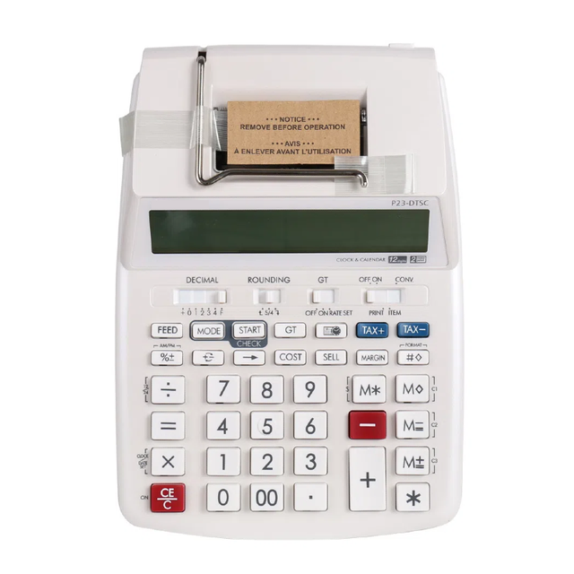 X1016 P23-DTSC High Output Scientific Calculator Bank Accounting Financial Calculator Dual Color Code Printer Calculator