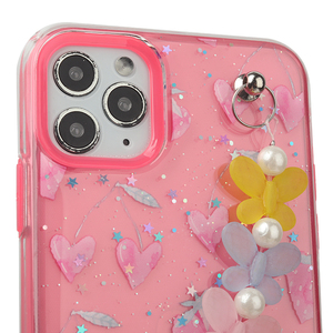 Somastel-funda brillante 2 en 1 para <span class=keywords><strong>iPhone</strong></span> <span class=keywords><strong>14</strong></span> <span class=keywords><strong>Pro</strong></span> Max, Protector con pulsera bonita, novedad - Product Image 2