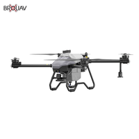 BROUAV Drone agricole avec moteur et engrenage Réservoir de pulvérisation de 20L rentable pour des opérations sûres et l'évitement d'obstacles