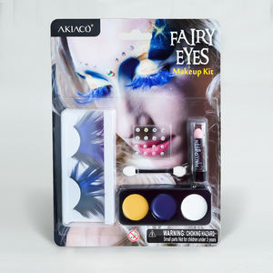 Kit de maquilleur yeux de <span class=keywords><strong>fée</strong></span> non toxique de couleurs de peinture de visage de festival naturel personnalisé - Product Image 1