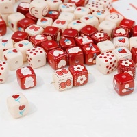 Kit de stylos DIY K-Style à personnaliser avec perles, perles acryliques à motifs écossais, breloques lapin Kawaii, papeterie créative coréenne INS tendance, ensemble de jouets