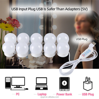 Lampu Cermin Rias LED Baru USB 5V Lampu Cermin Rias Kamar Mandi Lampu Meja Rias Lampu Dinding LED Dapat Diredupkan