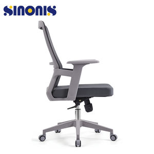Chaises de bureau pivotantes en maille Sinonis Ekintop, chaise ergonomique - Product Image 2