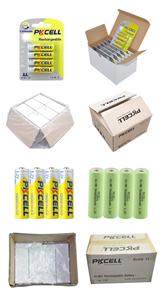 Bán buôn PKCELL Bán Chạy nhất 1.2V Ni-MH AA 1300mAh có thể sạc lại pin cho đồ chơi đèn pin - Product Image 5