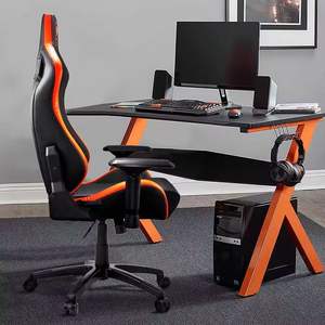 <span class=keywords><strong>Chaise</strong></span> de jeu ergonomique <span class=keywords><strong>Cougar</strong></span> réglable en PU avec accoudoirs chromés 2D, base en métal, pivotante, appui-tête, soutien lombaire, design moderne pour le bureau - Product Image 2