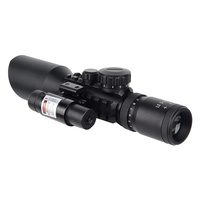 Lunette de visée illuminée rouge et verte LUGER M9 3-10x42 pour la chasse, la tir à longue portée en extérieur