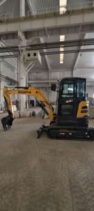 Mini-excavatrice Shantui SE36SR 3,6 tonnes à queue courte, moteur et boîte de vitesses, machine utilitaire compacte, prête à être expédiée - Product Image 2