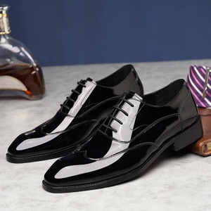 Men's Fashion Lace-Up Closed Toe Comfort Wedding Banquet <b>Shoes</b> Pointed Thick Sole Light Weight Spring Summer Autumn - Product Image 6