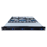 Serveur en rack GIGABYTE R182-340 1U, double processeur Xeon 40 cœurs, virtualisation d'entreprise, stable, fiable, mise en réseau intelligente