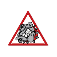 Conception personnalisée de haute qualité impression UV triangle étain plaque métal animaux signe pour la décoration murale