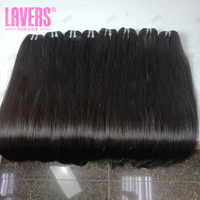 Fournisseurs de mèches de cheveux indiens bruts en gros, mèches de cheveux vierges alignées sur les cuticules, tissage, extensions de cheveux humains bon marché à double trame