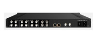 Transmodulateur DVB-C 4 canaux QAM avec multiplexeur et brouilleur pour le bord du réseau de diffusion numérique terrestre (DTV)