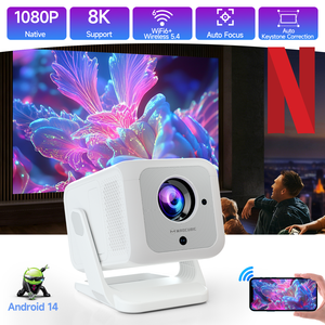 EU Magcubic Portable <b>Projector</b> HY310X <b>Android</b> 14 1080P with Built-in Speakers Laser Technology From OEM Factory Outdoor Use - Product Image 1