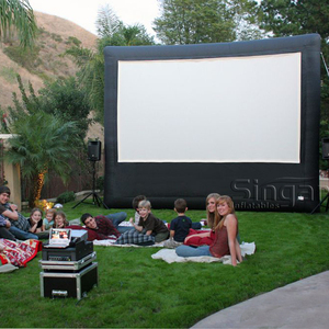 Écran de cinéma gonflable géant 7,6x4,3m pour projecteur extérieur de jardin - Product Image 2