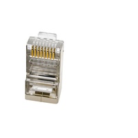 Prise blindée 8P8C FTP RJ45 CAT5E mâle modulaire
