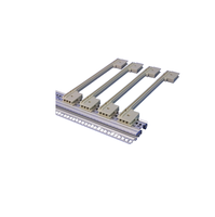 RDEKONO Schroff Nvent Guide Rail Dengan Pengkodean untuk CompactPCI/ VME64x, Offset 0.1", PCB, 160mm, Lebar Alur 2mm