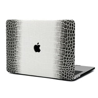 Vente chaude Premium Faux Cuir Crocodile Housse pour 2024 MacBook M4 14.2 Pouces 16.2 Pouces Pro