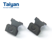 Supports à ressort professionnels en fer noir mat pour fixation rapide et efficace des cadres photo