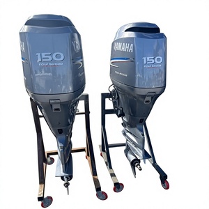 Los Más Vendidos, Envío Inmediato, Usados, Par de Motores Fuera de Borda de 2010, 150hp, 4 Tiempos, Eje de 25 Pulgadas, 402/405 Horas, con Accesorios - Product Image 1