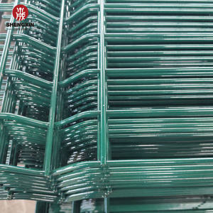 Clôture en treillis vert revêtu de Pvc, dispositif de sécurité en fil soudage électrique - Product Image 6