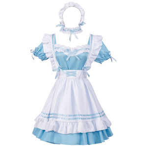 Vestido Miracle Warm C para niña, disfraz de sirvienta, talla grande, japonés, lindo, blanco y negro - Product Image 3