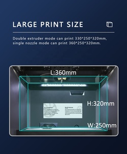 Impresora 3D de Escritorio de Grado Industrial QIDI I-Fast de Gran Tamaño 330*250*320 mm con Doble Extrusor - Product Image 3