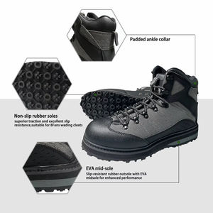 Botas de vadeo cómodas y duraderas para hombre con suela de goma antideslizante, accesorio para pistola de Lanza - Product Image 3