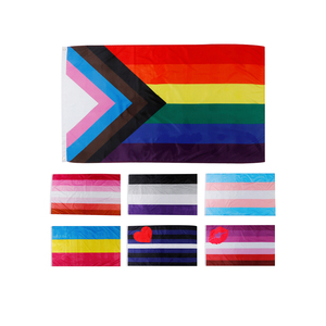 <span class=keywords><strong>Drapeau</strong></span> de fierté de progrès en gros direct d'usine étanche arc-en-ciel de fierté gay, drapeaux de fierté gay, <span class=keywords><strong>drapeau</strong></span> de fierté de progrès - Product Image 2