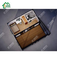 Nouveau modèle Conteneur en carreaux sandwich EPS Maison de vie de bureau Maison en conteneur préfabriqué détachable