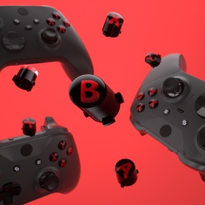 Colorful <strong>Red</strong> Classic Symbols Replacement Custom ABXY Action Button for <strong>Xbox</strong> Series X S <strong>Controller</strong> - Product Image 5