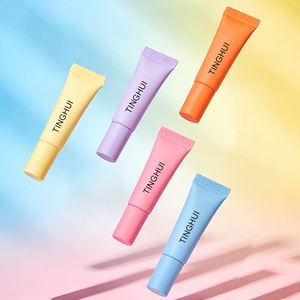 Tube cosmétique coloré en plastique brillant rouge et noir de 10 ml, 15 ml, 30 ml, 50 ml, vide, pour lotion, soin de la peau, nettoyant visage, avec couvercle à vis - Product Image 3