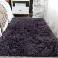 Tapis rose doux et moelleux, tapis de salon, tapis de sol, tapis moelleux