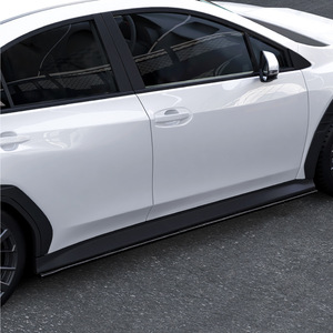 สเกิร์ตข้าง Amp-Z สีดำเปียโนลายคาร์บอนไฟเบอร์ สำหรับ Subaru WrX Sti Vb ปี 2022+ - Product Image 1