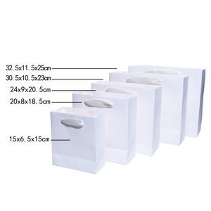 Luxury <b>Small</b> Black Paper Bags with Handles Full Print with logo Premium Pharmacy Medicine Paper Bag - Product Image 6