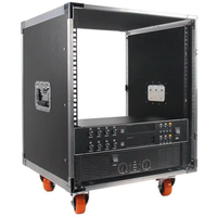 Flight Case en aluminium 4U 6U 8U 10U 12U 14U 16U 20U Portable pour amplificateur audiovisuel Flight Shipping Case