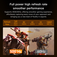 Câble vidéo professionnel SAMZHE 16K DP2.1 10K/60Hz 8K/240Hz HD pour jeux PC, connexion carte graphique moniteur