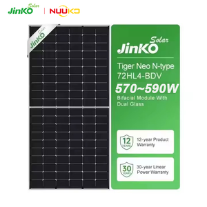 Jinko <span class=keywords><strong>Tiger</strong></span> <span class=keywords><strong>Neo</strong></span> N Type JKM585N-72HL4-BDV panneau solaire bifacial 570W 575W 580W 585W nouvelle arrivée en Chine - Product Image 2