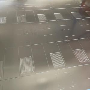 Plaque de contre-pression en acier sur mesure de qualité industrielle pour outil de rainurage, pliage et découpe de boîtes d'emballage - Product Image 2