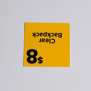 ป้ายกระดาษสำหรับเสื้อผ้าที่เป็นมิตรต่อสิ่งแวดล้อมพิมพ์แบบกำหนดเอง - Product Image 4