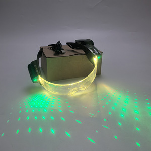 Gafas verdes láser, escudo transparente, gafas luminosas para espectáculos, accesorios para escenario de baile - Product Image 4