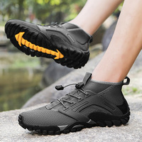 Chaussures aquatiques pour hommes à prix d'usine, avec empeigne en maille, semelle intermédiaire en caoutchouc, doublure en maille légère, pour activités de plein air, randonnée et alpinisme