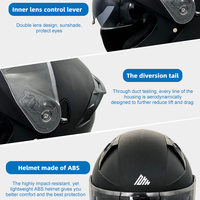 2025 nouveau casque Dot Standard Logo personnalisé Flip up Moto casques modulaire Abs matériel moto casques