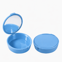 Boîte de rangement portable YAYU en plastique pour appareil dentaire, avec miroir et ventilation, pour aligneurs orthodontiques et gouttières invisibles – Idéale pour les voyages – Vente chaude