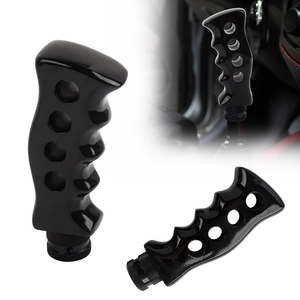 Pommeau de levier de vitesse universel en forme de couteau en alliage d'aluminium et résine avec logo personnalisé - Product Image 3