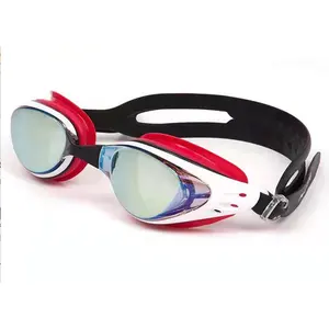 Lunettes de natation Anti-buée de qualité supérieure, lunettes de natation Walmart à lumière plate, imperméables pour enfants