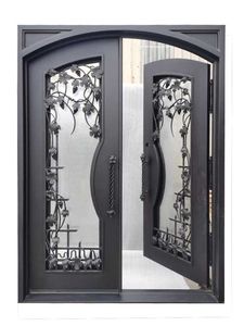 CBMmart Vente en gros d'usine Prix raisonnable <span class=keywords><strong>Catalogue</strong></span> PDF Portes en fer Porte en fer Villa Porte en fer forgé Guangdong - Product Image 5