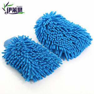 गुणवत्ता अनुकूलित थाकर चेनेल धोने के साथ कस्टम पैकिंग थोक माइक्रोफाइबर वॉश दस्ताने - Product Image 2