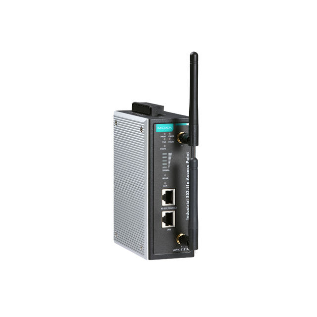 GGDX MOXA AWK-3131A-US A-US-T Industrial Wi-Fi 6 Access Point Bridge | 2.4G/5G Dual-Band | IP67 Dust/Waterproof