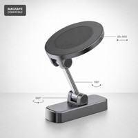 Support de téléphone pour chariot de golf à ventouse, aimants puissants 20 N52, rotation à 360°, bras pliable, compatible EZGO Club Car, universel pour bureau